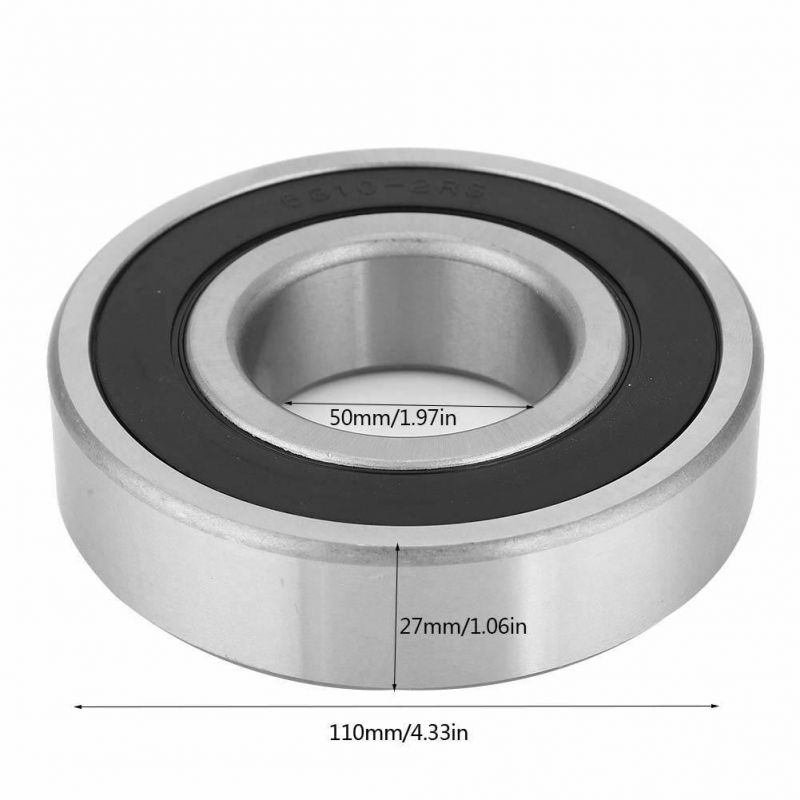 6310RS Deep Groove Ball Bearing 50X110X27mm Deep Groove Rubber Sealed Bearings