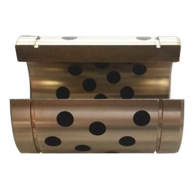 Cuzn25al5 Bronze Self Lubrication Plain Bushing with Graphite Bearing Bush