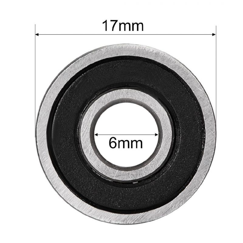 606-2RS Deep Groove Ball Bearing Double Sealed Chrome Steel Z1 Bearing