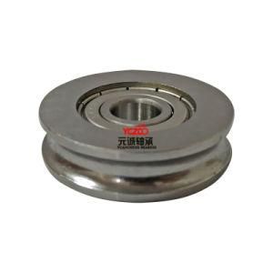 Diameter 31.5mm U Shape Stainless Steel Folding Door Bearing Wheel