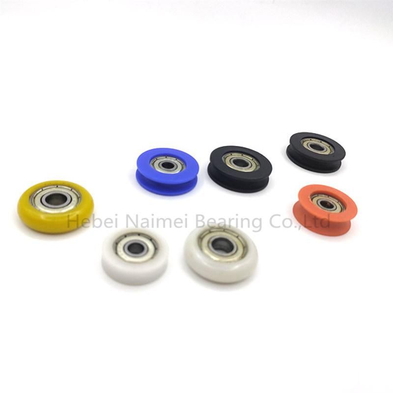 Plastic Coated Plain Bearing 625 626 696 695 Zz Plastic Ball Bearing U Groove or V Groove Pulley Bearing