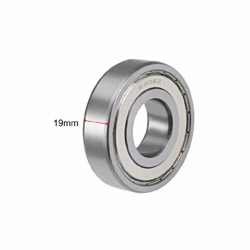6306zz Deep Groove Ball Bearing 30X72X19mm Double Shielded ABEC-3 Bearings for Pumps