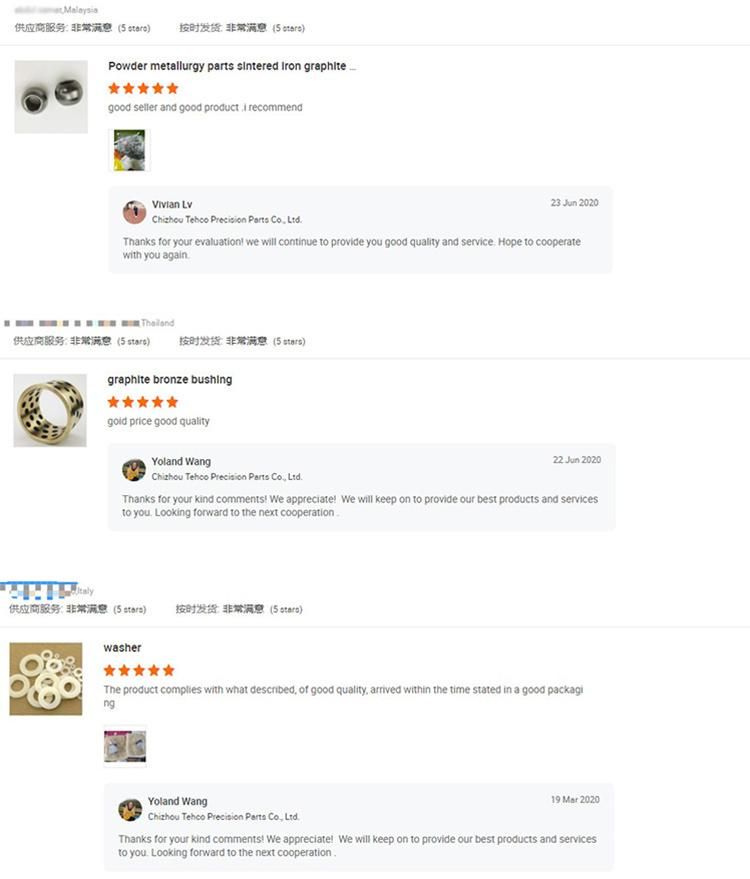 Precision Parts Aluminum Copper Fit Sleeve Brass Bronze Bushings