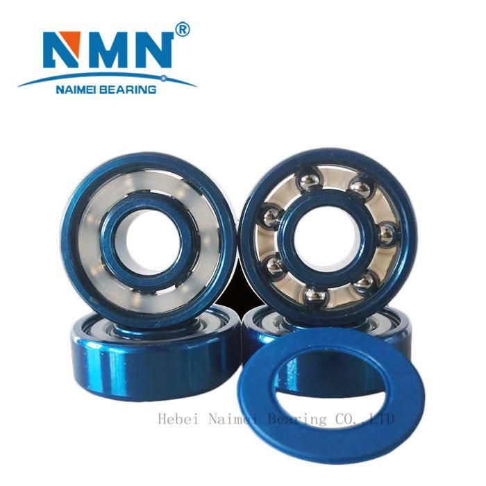 Hybrid Ceramic Nylon Cage Tiny Ball Bearing 608 2RS Zz for Sliding Plate Scooter Skate Shoes Skating Shoes Skateboard