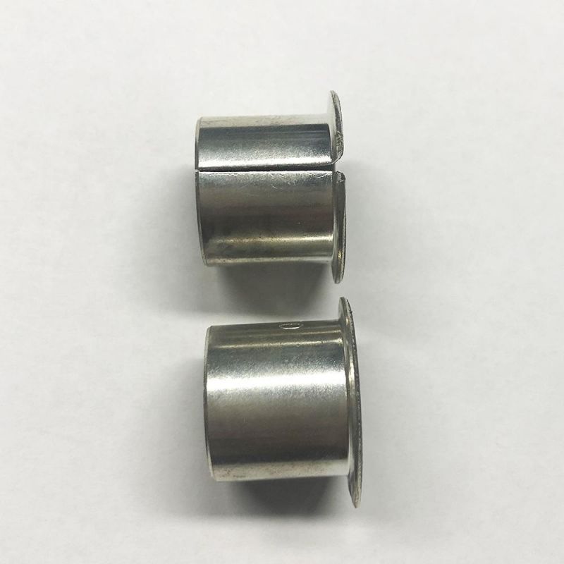 Wrapped Dry Composite Split Bush DU Flange Bushing