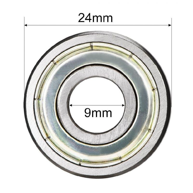 609zz Deep Groove Ball Bearing Double Shield 609-2z 9mm X 24mm X 7mm High Chrome Steel Z1 Bearing