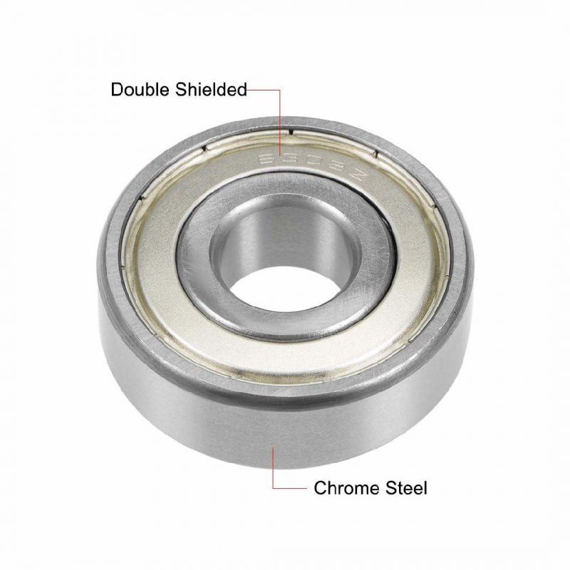 P0 (ABEC-1) Stainless Steel Deep Groove Ball Bearing 6302zz for Automobile