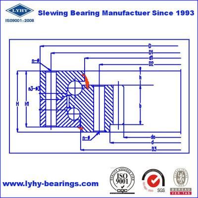 Internal Gearing Turntable Bearing 092.30.1415.990.11.1502 Slewing Ring Bearing 092.30.1607.990.11.1502