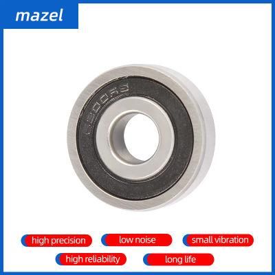 P0 (ABEC-1) Deep Groove Ball Bearing 6200-2RS with Dimension 10X30X9 mm