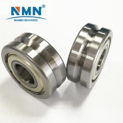 48*22mm 2.5 Inch V Groove Stainless Steel Sliding Gate Castor Roller Wheel