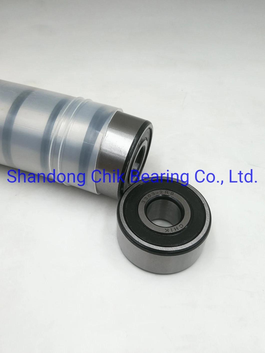 Chik High Quality Double Row Angular Contact Ball Bearing 3301-2RS 3302-2RS 3303-2RS 3304-2RS 3305-2RS