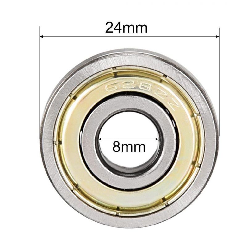 628zz Ball Bearing Double Shielded 628-2z Deep Groove Bearing Chrome Steel
