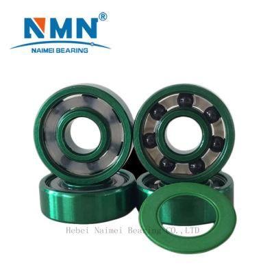 Hybrid Ceramic Nylon Cage Tiny Ball Bearing 608 2RS Zz for Sliding Plate Scooter Skate Shoes Skating Shoes Skateboard