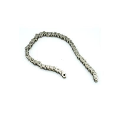Small Stainless Steel Double Pitch Roller Chain with A1 A2 D1 D2 Attachment