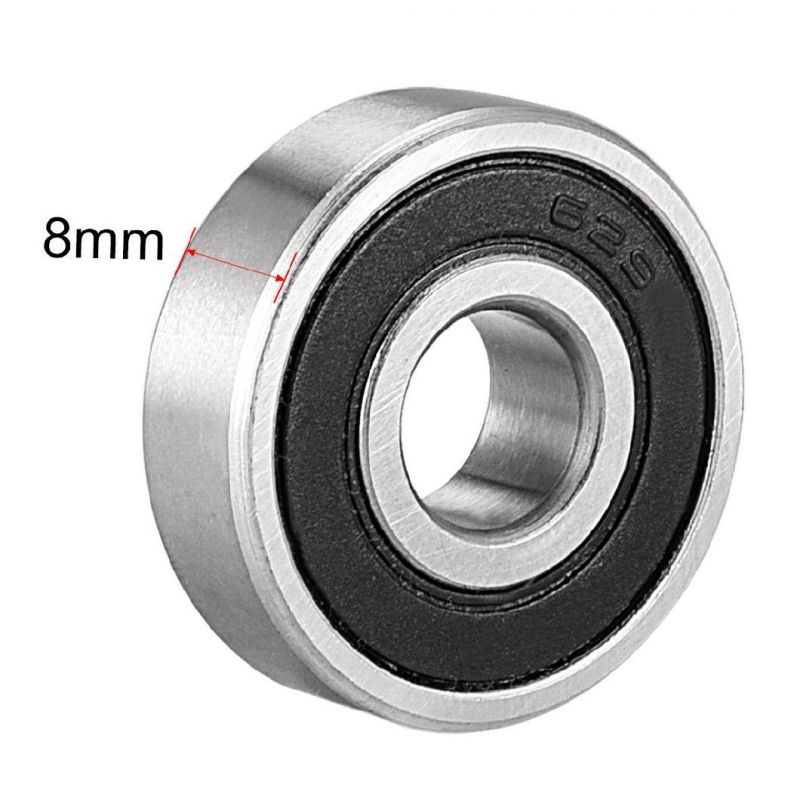 629-2RS Ball Bearing 9mm X 26mm X 8mm Double Sealed Deep Groove Bearings Chrome Steel