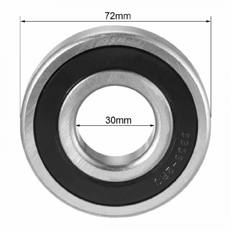 6306-2RS Deep Groove Ball Bearing Double Sealed 30mm X 72mm X 19mm Chrome Steel Bearings for Pumps