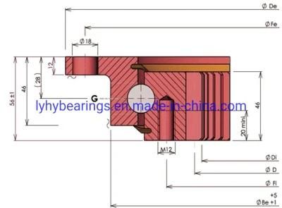 Light Type Slewing Ring Bearing Slewing Ring 22 1091 01