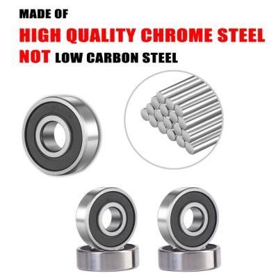17X40X12mm Chrome Steel Deep Groove Ball Bearing 6203RS Single Sealed