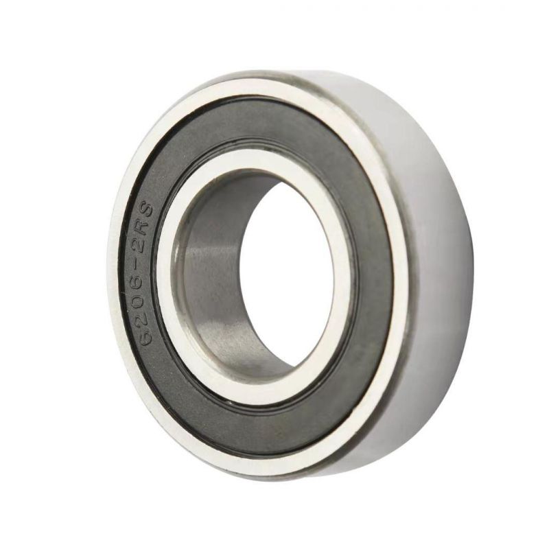 Stainless Steel Deep Groove Ball Bearing 6206-2RS Size 30*62*16mm for Trolley