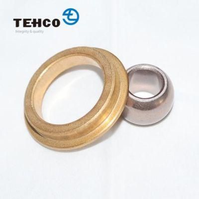 Factory Supplier Custom Bronze Metal Sintered Oil-Impregnated Sintered Bronze Bearing Bushing with Flange/Spherical/Washer Type.