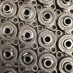 Chrome Steel Pillow Block Bearing with Cast Iron Flange
