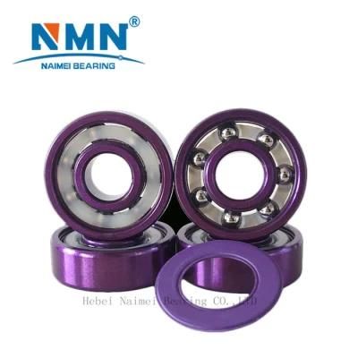 High Rotation No Noise Nylon Cage Hybrid Ceramic Ball Bearings 608 2RS Zz for Skating Shoes &amp; Home Electric Appliance