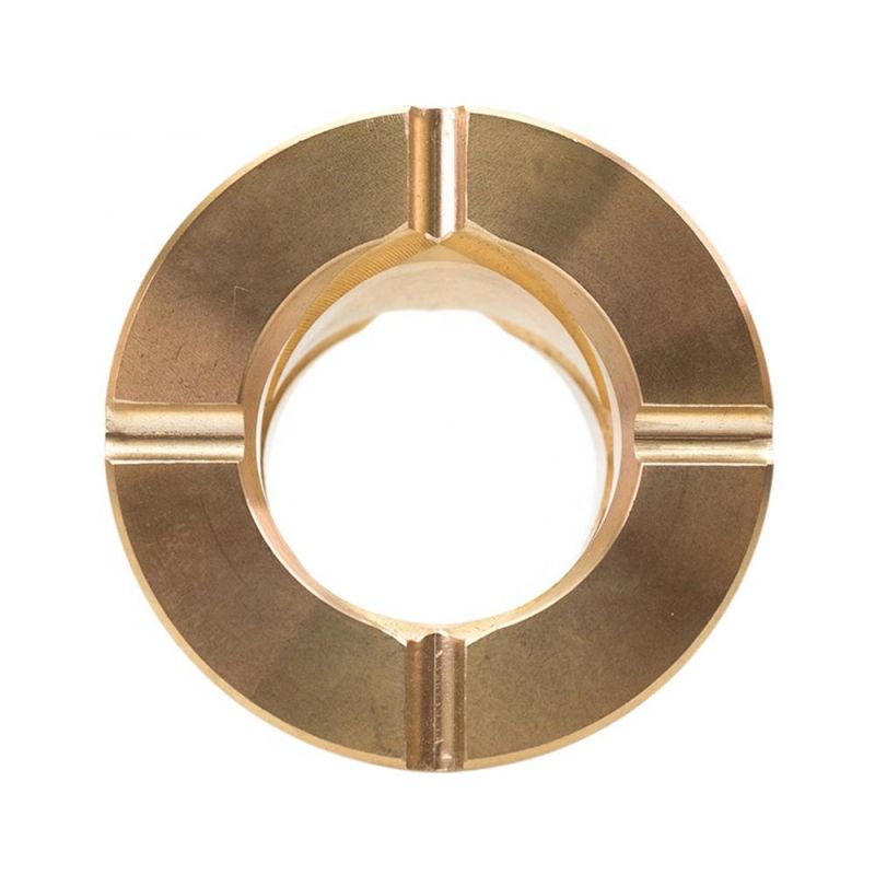 Custom CNC Bronze Flanged Bushing
