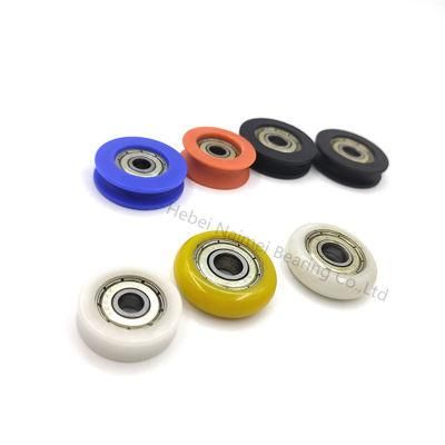 Plastic Coated Plain Bearing 625 626 696 695 Zz Plastic Ball Bearing U Groove or V Groove Pulley Bearing