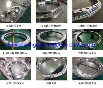 Light Type Slewing Ring Bearing Turntable Bearing Ball Roller Bearing Internal Gear Bearing Flanged Bearing (RKS. 162.14.0644)
