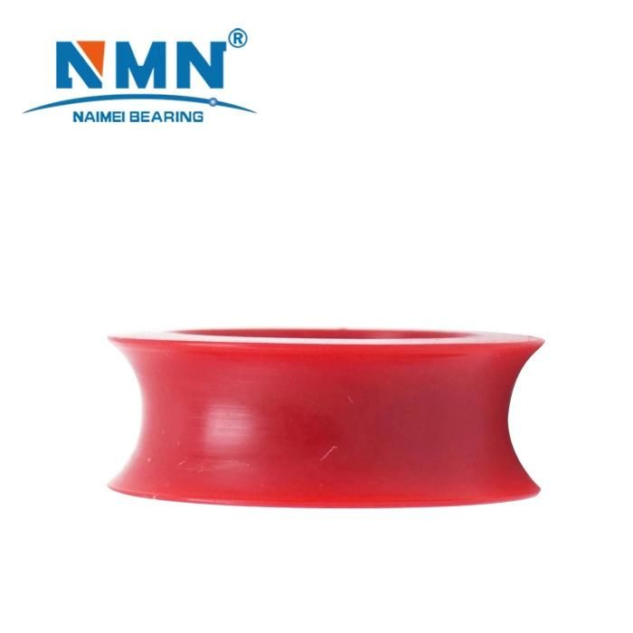 695 Zz Plastic Nylon PU POM Coated Ball Bearing Round Shape Groove Pulley Bearing