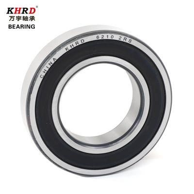 Factory Price ABEC1 Precision 6210 Deep Groove Ball Bearing 6210zz 6210RS 2RS Khrd Bearing with Brass Cage