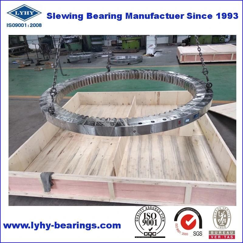 Two Row Ball Swing Bearing External Gearing Slew Bearing Ring