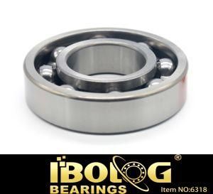 Motor Spare Parts Deep Groove Ball Bearing Open Type Model No. 6318 with Best Quality