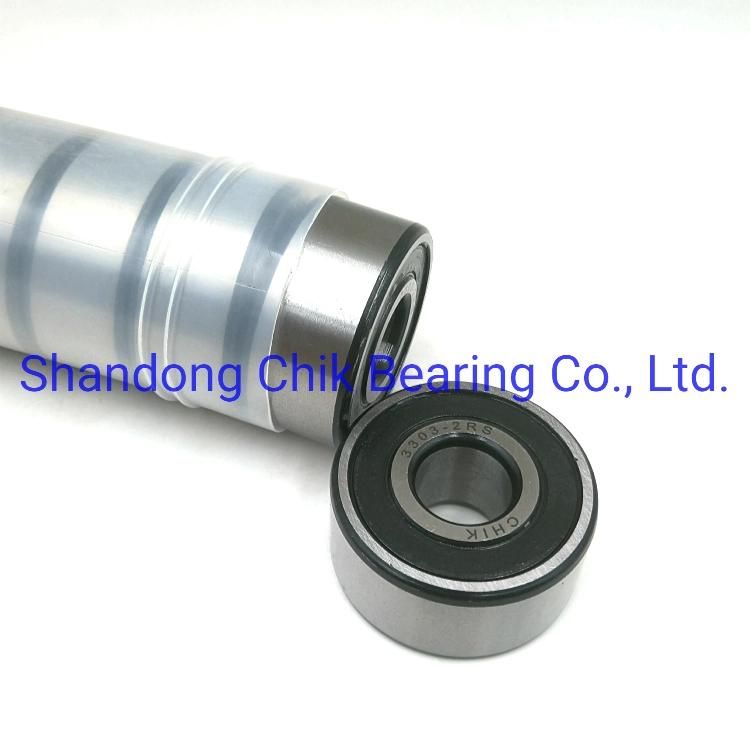 Chik High Quality Double Row Angular Contact Ball Bearing 3301-2RS 3302-2RS 3303-2RS 3304-2RS 3305-2RS