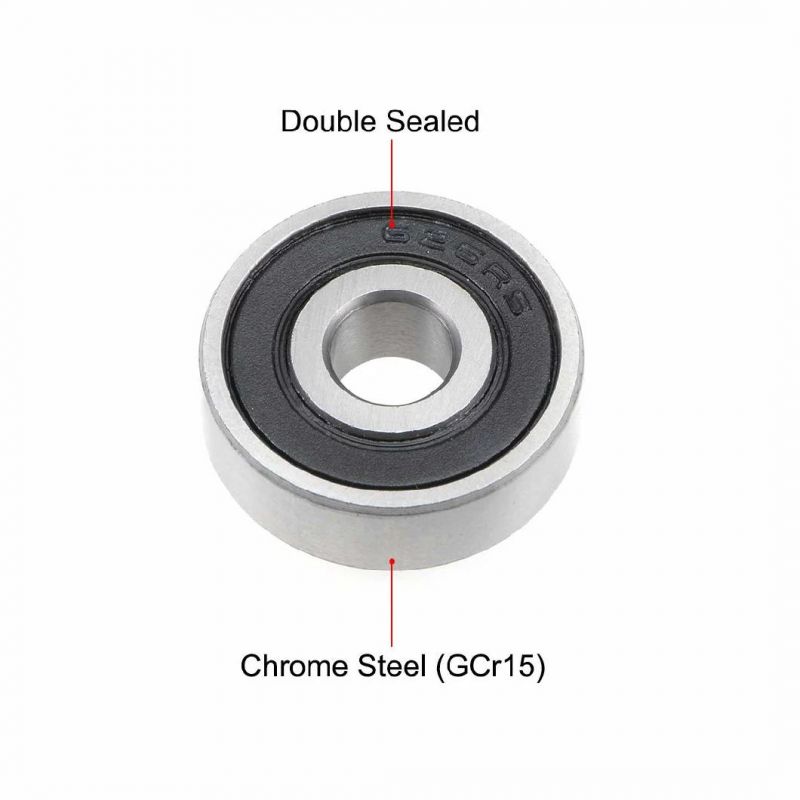 626-2RS Deep Groove Ball Bearing 6X19X6mm Double Sealed ABEC-3 Bearing