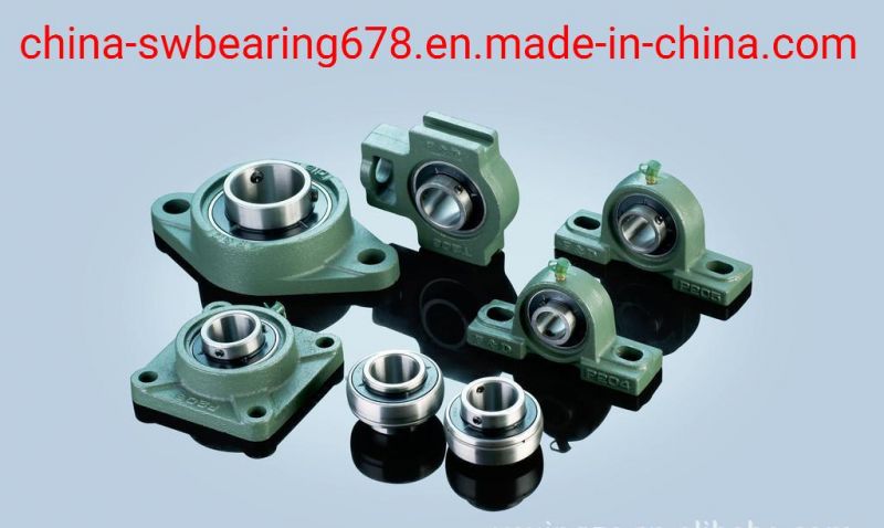 Chrome Steel Insert Ball Bearings with Spherical Outer Race, Pillow Block Bearing UC201 up to UC218 with Competitive Price