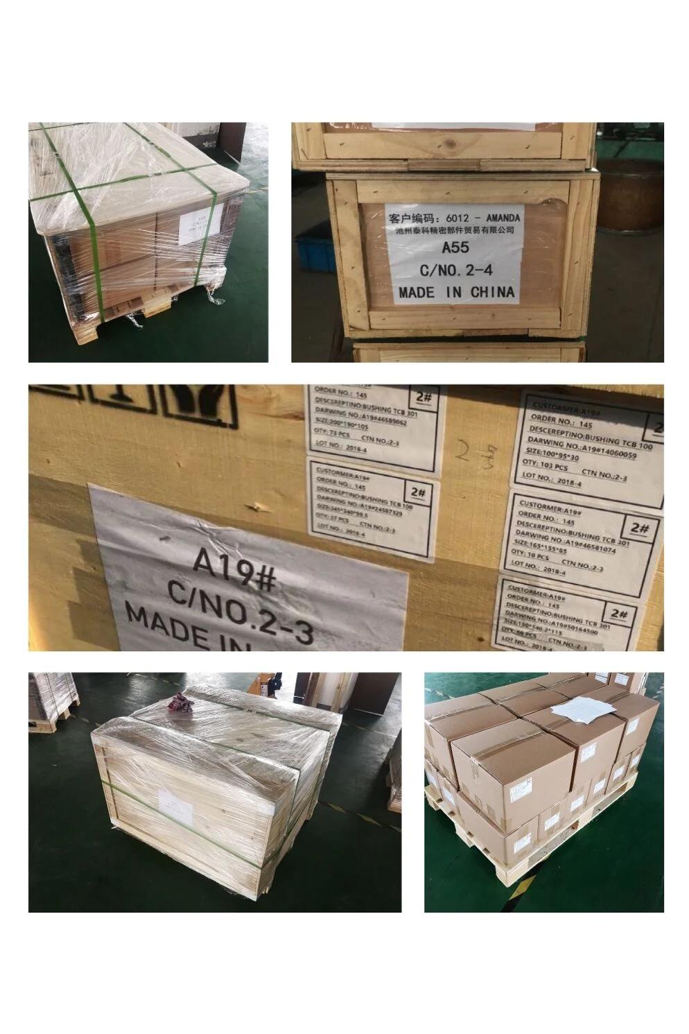 Heavy Load Agricultural Machine Wrapped Bronze Bearing
