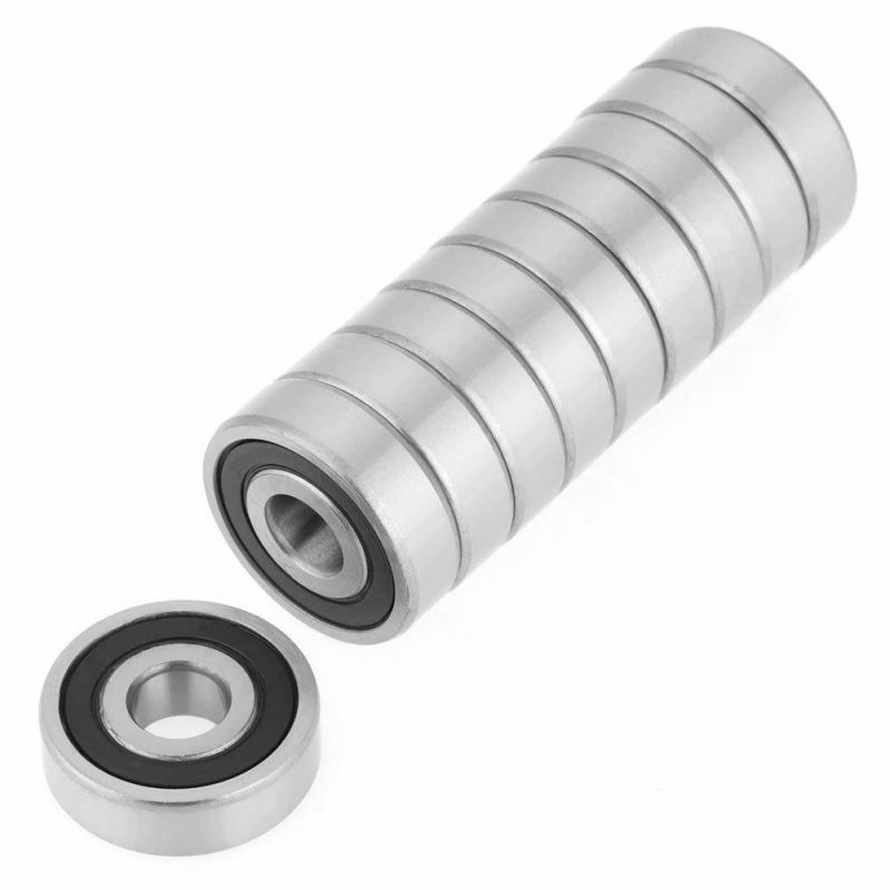 6004RS Bearings 6004 2RS Deep Groove Ball Bearings 20mm X42mm X12mm ABEC3 High Speed for Electric Motors, Wheels, DIY, Garden Machinery