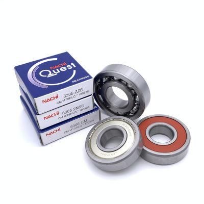 NACHI Auto Parts Single Raw Deep Groove Ball Bearing 62 Series 6203 Open/Zz/2RS