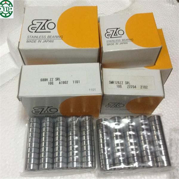 Japan Brand Ezo Miniature Deep Groove Ball Bearing Mr83zz