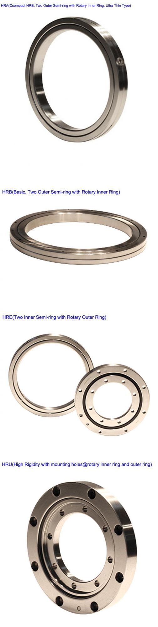 800mm Hrb80070 Crossed Cylindrical Roller Bearing with Two Outer Semi Rings