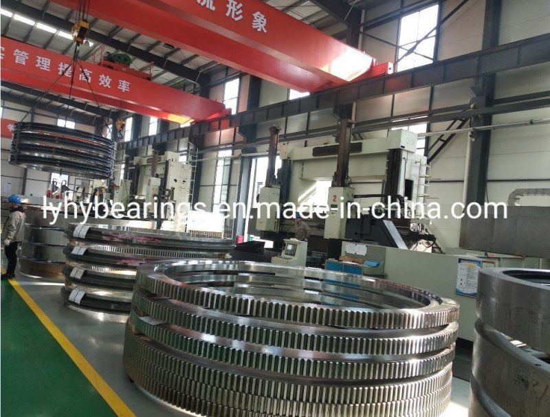 Excavator Slewing Ring Bearings Ball Bearing Gear Quenched Bearing (Hyundai excavator bearing 450LC-7)