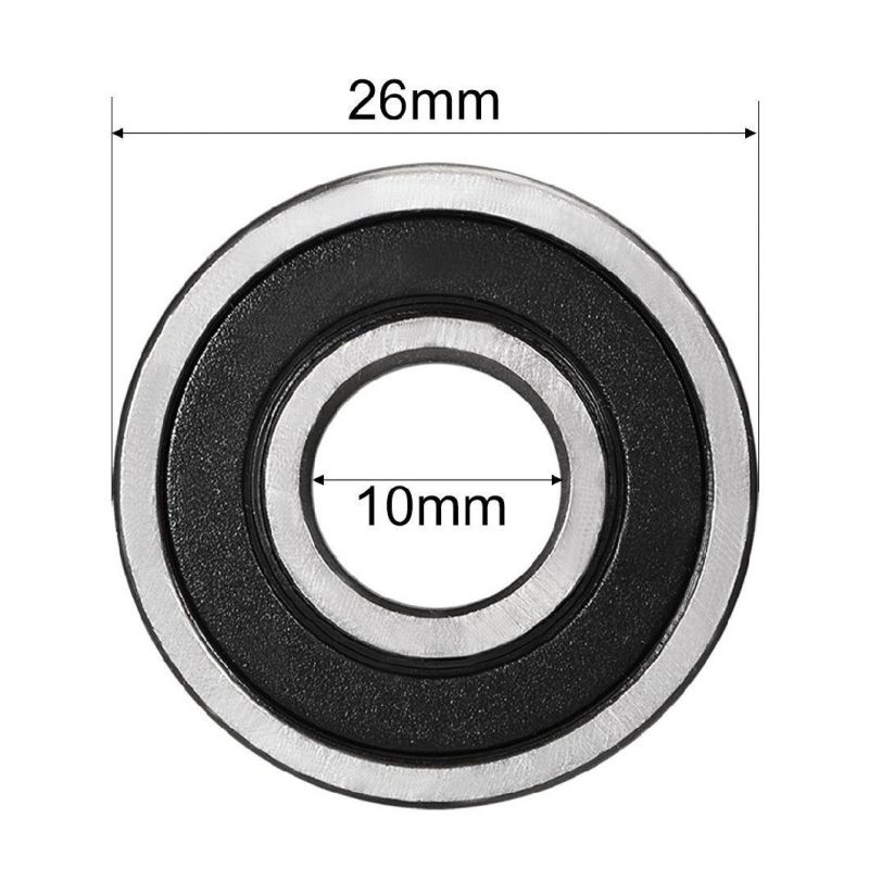 6000-2RS Ball Bearing 10mm X 26mm X 8mm Double Sealed Deep Groove Bearings