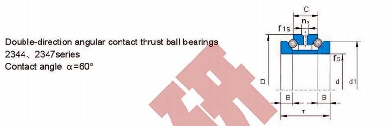 Double Direction Thrust Angular Contact Ball Bearings 234428m/234728m