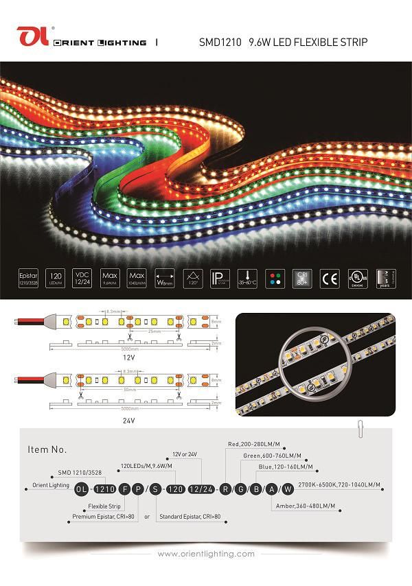 UL Ce Approved Flexible IP20 LED Strip Lighting