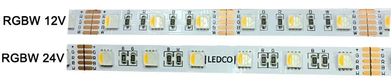 SMD5050 RGBW 60LEDs/M Flexible LED Strip for Indoor/Outdoor Light