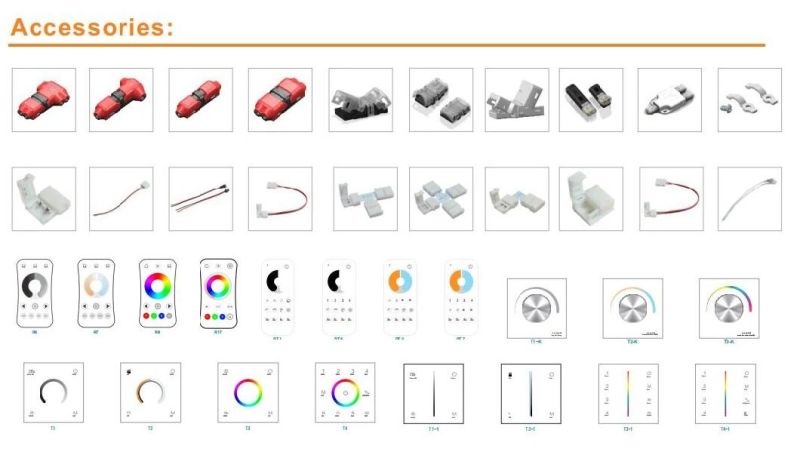 Hight Quality SMD3014 DC24V High Density 240LED Sid View Flexible Strip Light for Home Decoration