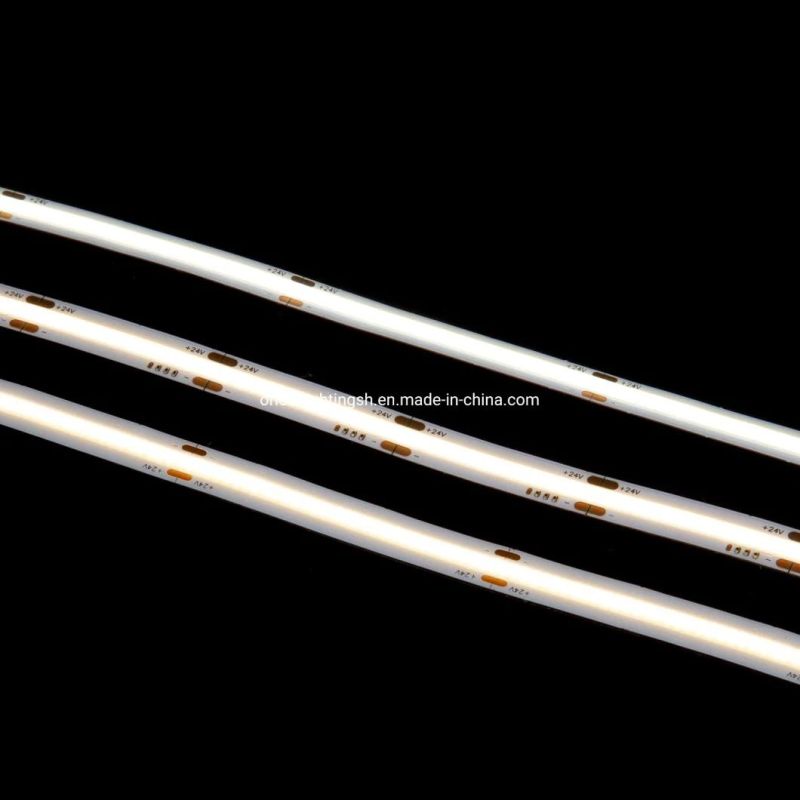 Waterproof IP 65 COB Decoration Light LED Flexible Strip Lighting