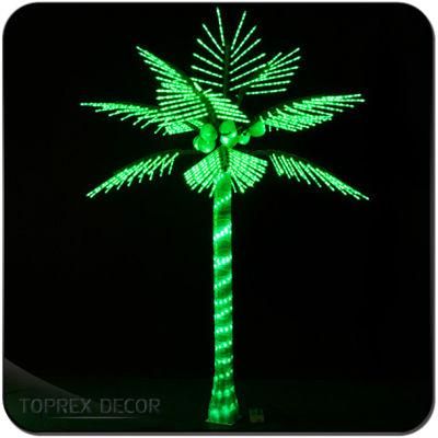 IP65 Customizable Outside LED Christmas Lights Garden Decorations Artificial Coconut Tree