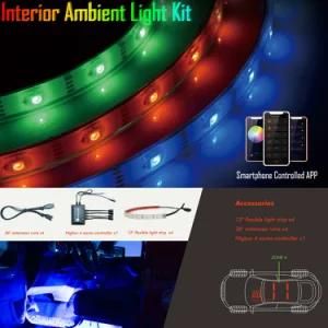 Remote Control LED Tube Light Strip Light 6 Ambient Light Strip